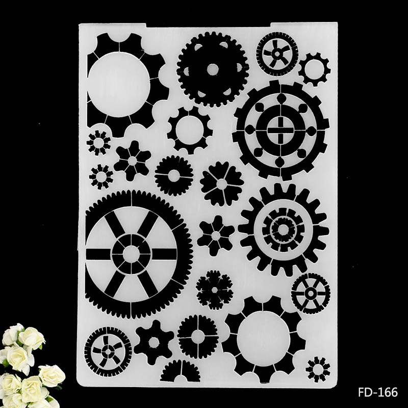 AZSG Butterfly Flowers Plastic Embossing Folder For Scrapbooking Type Photo Album Card Paper Craft Template Mold: FD-166