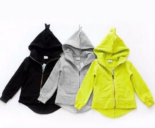 1Y-7Y Baby Mantel Mädchen Langarm Dinosaurier Tiere Mantel Jungen Mit Kapuze Kinder Oberbekleidung