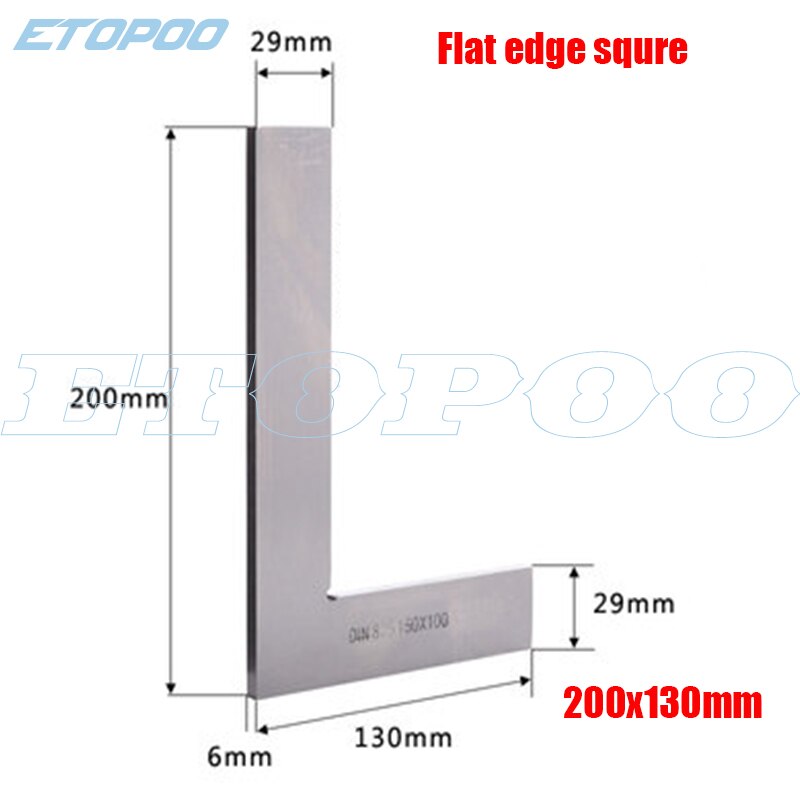 90 astetta litteä reuna neliö puuseppä neliöteräinen nelikulmainen nelikulmainen l #39 muotoinen puusepän viivaimen merkintämitta puuseppä: 200 x 130mm