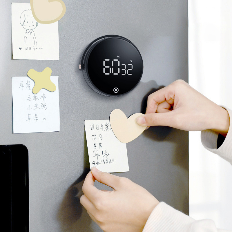 Baseus Magnetic Kitchen Timer Digital Timer Manual Countdown Alarm Clock Mechanical Cooking Timer Cooking Shower Study Stopwatch