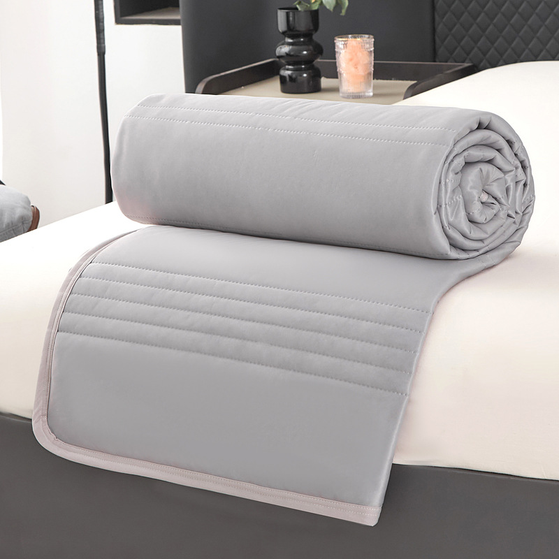 Eiscreme-Klimaanlagen-Kühldecke für Bett, weiche, atmungsaktive Sommerdecke, Königin-Schmusetuch, leichte, kühle Bettdecke: Zwilling / Armee Grün