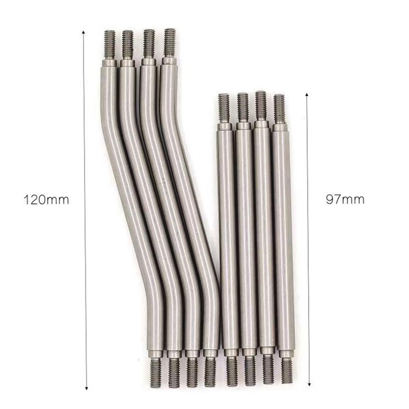 Metal Suspension Link Rod Linkage Steering Pull Rod for Axial Capra AXI03004 1/10 RC Crawler Car Upgrade Parts