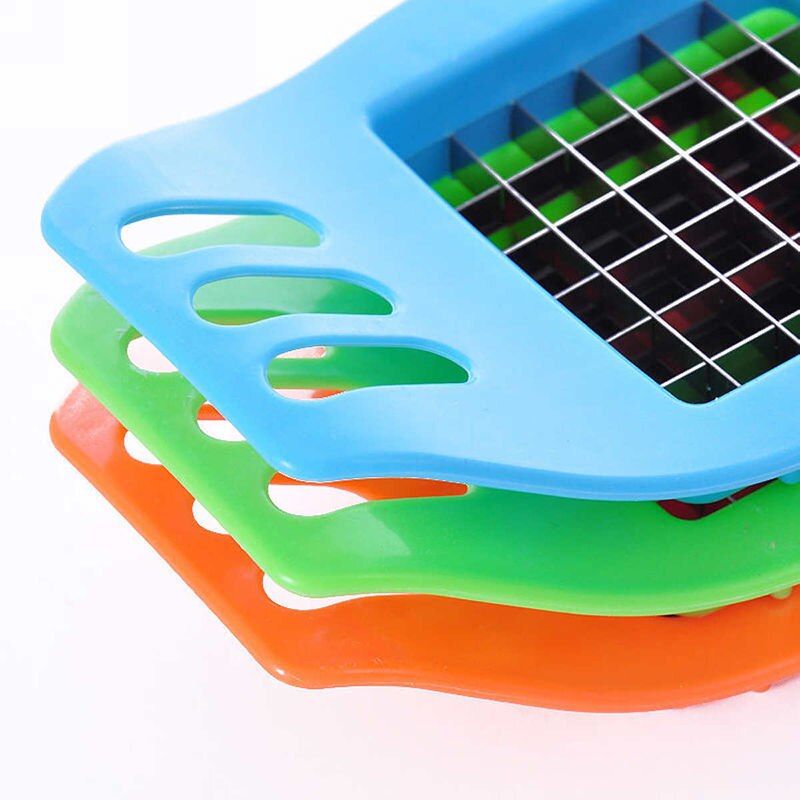 Willekeurige kleur keukengereedschap groente aardappel snijder chips snijder keukengereedschap roestvrij staal