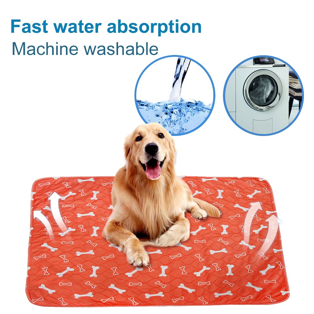 Waterproof Pet Puppy Training Mat Washable Reusable Pee Pads for Dog Cat Whelping Pads Bed Sofa Mattress Protector Cover