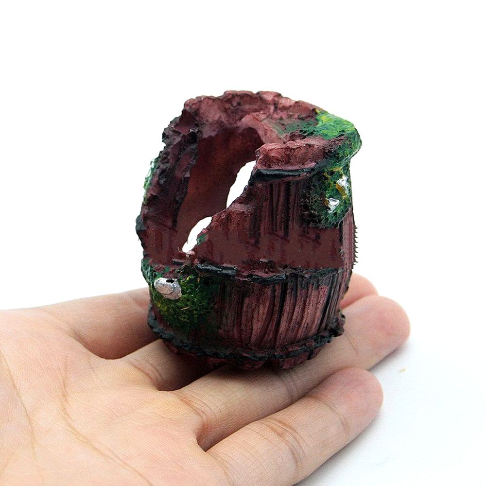 1 stücke Aquarium Dekoration Harz Hohl Stamm Simulation Baum Protokoll Künstliche Holz Höhle Landschaft Aquarium Liefert Zubehör: A