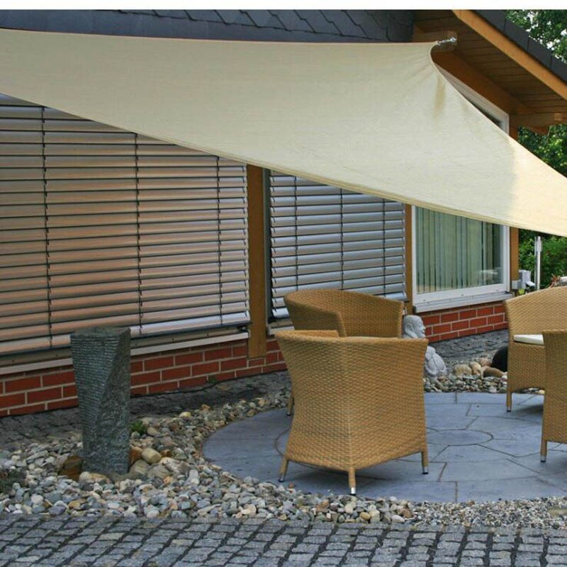 Tienda de sombrilla Triangular de alta densidad, 3 m, vela perfecta para Patio exterior y jardín