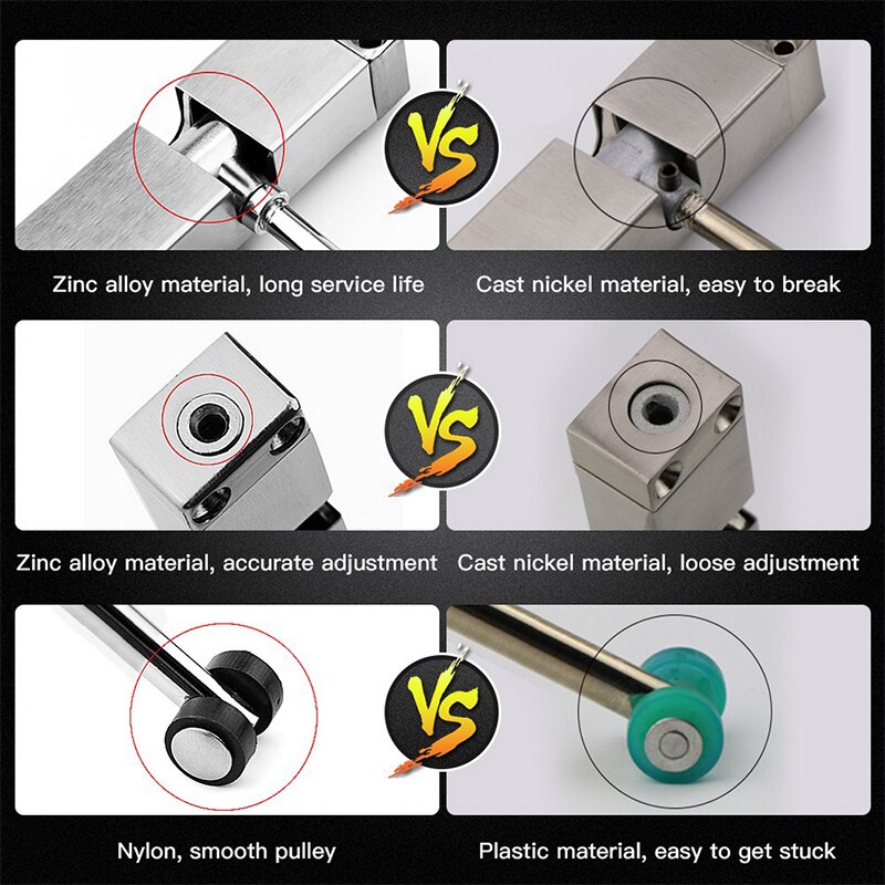 Stainless Steel Automatic Door Closer Auto Closing Door Closer Home Door Hardware Door Spring Adjustable Lock Large Door Closer