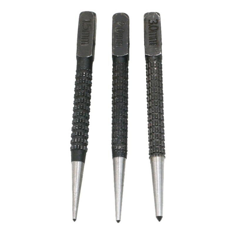 3 stk 1.5mm/2mm/3mm legert stål senterstans metall tremerking boreverktøy brocas para metall broca madeira kjerne til metall: misligholde tittel