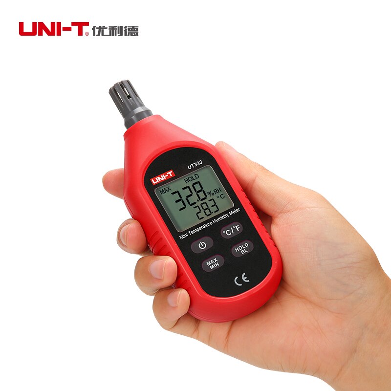 UNI-T UT333 Handheld Digitale Temperatuur En Vochtigheid Meter Industriële Hoge Precisie Thermometer Hygrometer
