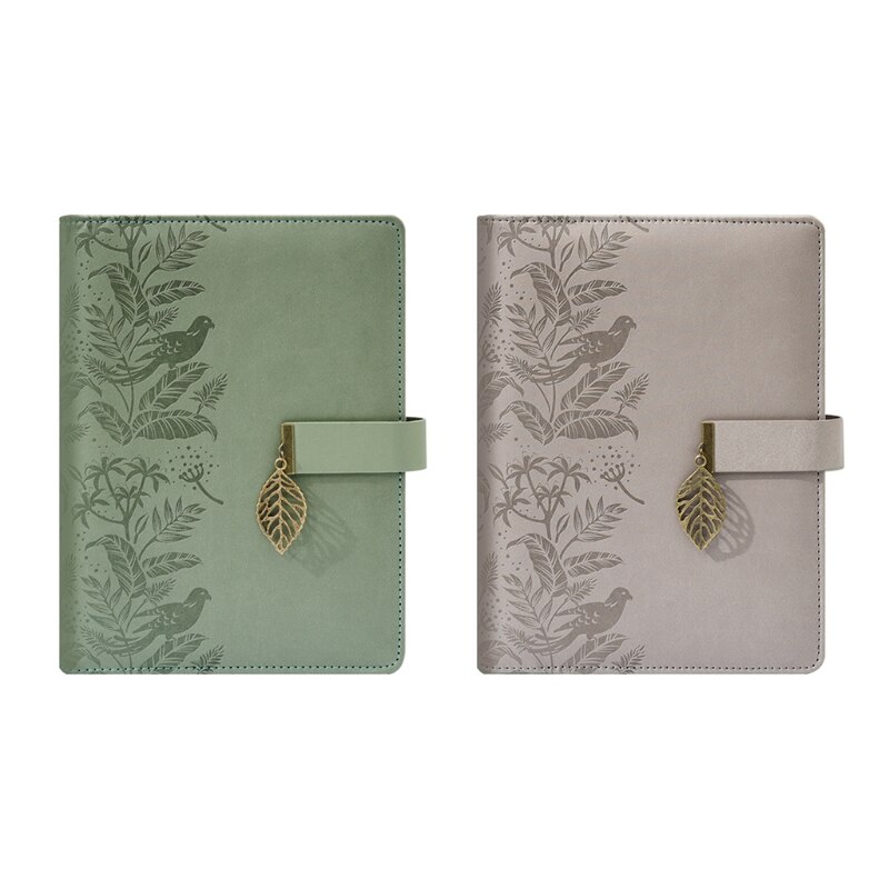 A5 Personal Planner Refillable 6 Ring Binder w/ Magnetic Buckle Closure Pen Loop