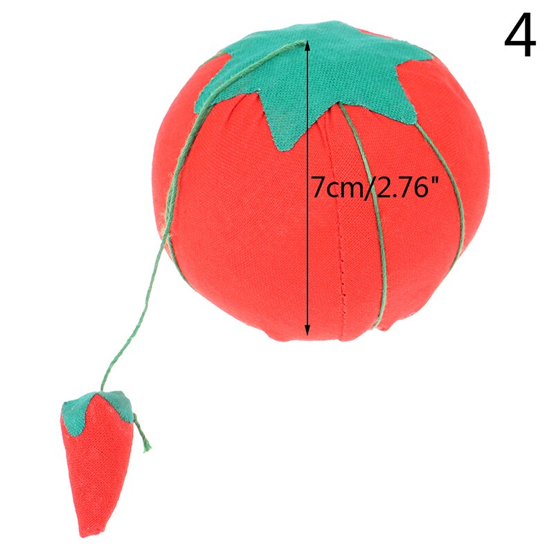 Ball Shaped Pumpkin Shape Sewing Pin cushion Cotton Fabric Button Wrist Strap for Cross Stitch Sewing Safety Pin Cushion Accesso: 11