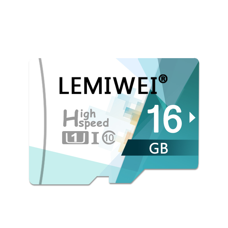 LEMIWEI – carte mémoire TF, 32 go/16 go/64 go/256 go/128 go, classe 10, UHS-I, stockage rapide, pour téléphone: 16 Go