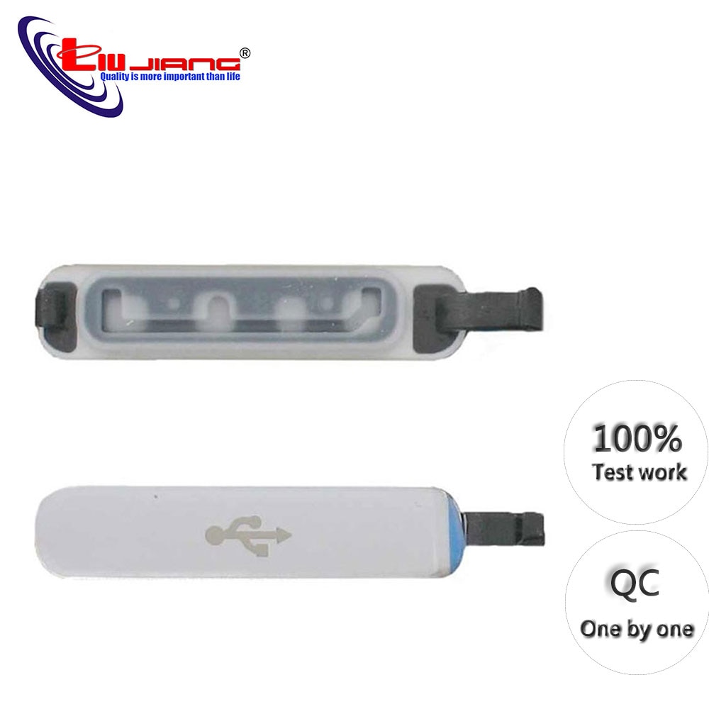 Enchufe Original para Samsung S5 G900F, tapa USB, puerto de carga de datos USB, bloque de enchufe de polvo a prueba de agua, reemplazo de cubierta