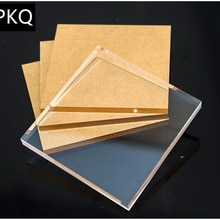 1PCS 2-10mm Thickness Clear Acrylic Perspex Sheet Cut Plastic Transparent Board Perspex Panel Durable 20*20CM/20*30CM/30*40CM