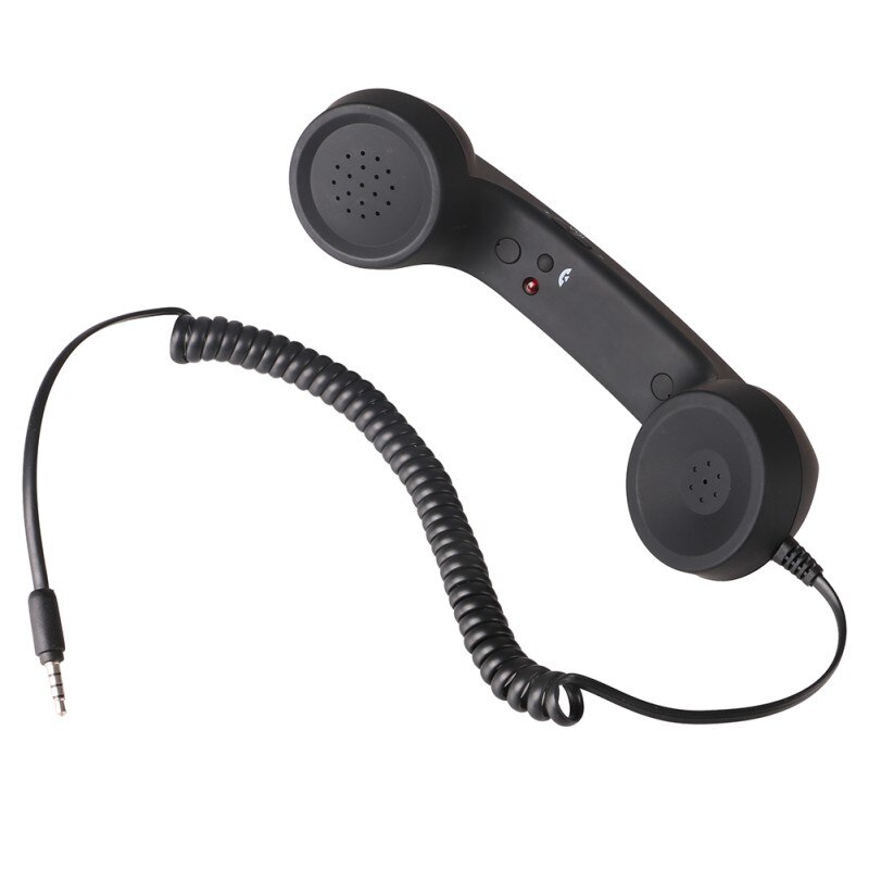 Mobile Phone Telephone Receivers Handset Earphone Retro Telephones Receiver Comfort Telephone Handset Cute Mini Mic Speaker HK: B