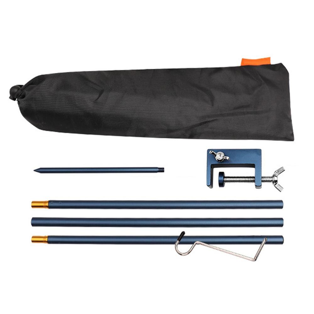 Portable Camping Folding Lamp Pole Outdoor Folding Lamp Pole Camping Table Folding Lamp Pole for Outdoor Camping: Default Title