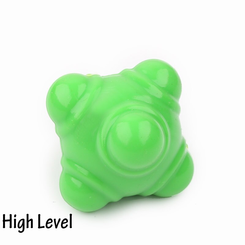 Boule hexagonale en Silicone solide, équipement d'entraînement pour la Coordination de l'agilité et des réflexes: Vert clair