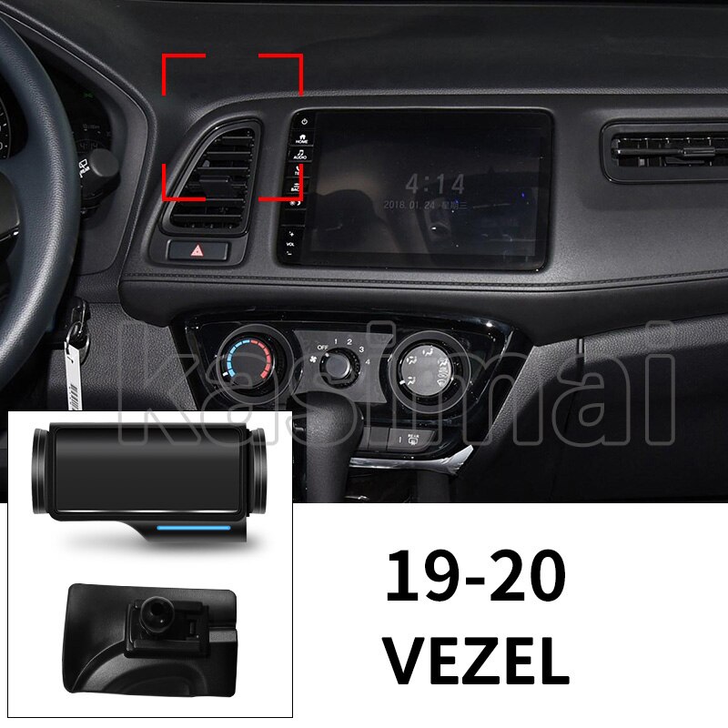 Specjalny uchwyt samochodowy do telefonu Honda Civic Accord XRV Crider Vezel Avancier URV CRV w samochodzie magnetyczny uchwyt do telefonu komórkowego dla iPhone: For 19-20 Vezel