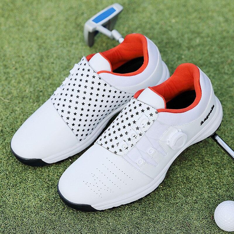 Autumn Golf Trainers Shoes Men White Waterproof Golfing Sneakers Male Big Size 39-47 Golf Sneakers