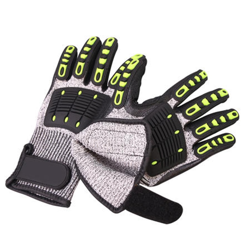 Gant Anti-coupure, Anti-Vibration, Anti-huile, gant de sécurité, jardinage, gants de travail en Nitrile, 100%