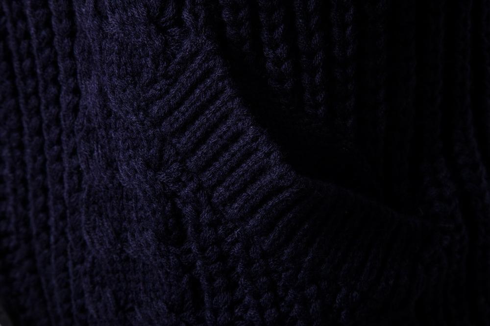 Men Autumn Thick Business Casual Sweater Men Slim Fit Knitwear Outwear Warm Winter Sweaters