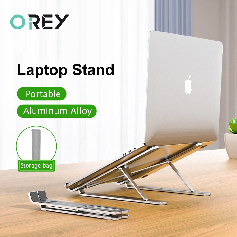 Portable Laptop Stand Aluminium Foldable Support Tablet PC Computer iPad Base Notebook Stand For Macbook Pro Laptop Holder Table