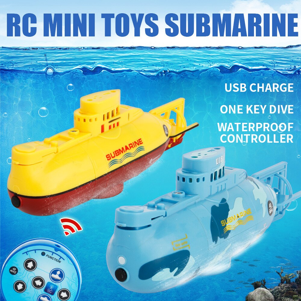 Skabe legetøj 3311 6ch speed radio fjernbetjening ubåd elektrisk mini rc ubåd børn legetøj til børn