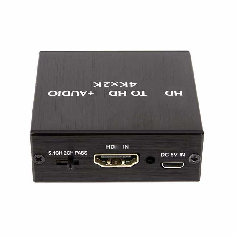 Ekstraktor audio wideo 4K x 2K kompatybilny z HDMI konwerter audio 3,5 MM SPDIF optyczny TOSLINK Stereo Out Splitter Adapter