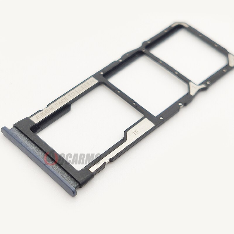 Aocarmo Sim Tray Holder For Xiaomi Redmi Note 9 Pro Note9 9S 9 9A 5G SIM Card Tray Slot Holder Adapter Socket