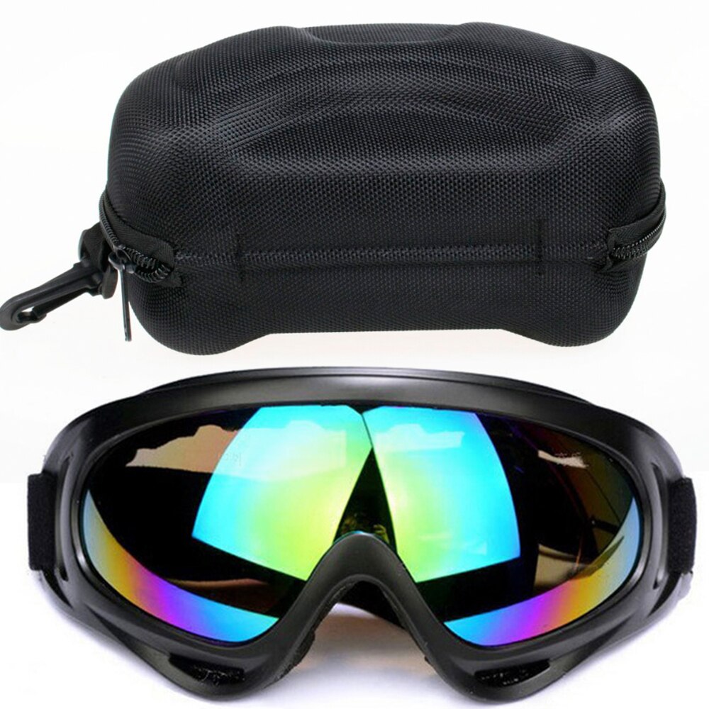 Ski snowboard bril  uv400 bescherming anti-condens wintersportbril motorbril berg skiën mannen vrouwen masker bril: Een veelkleurige
