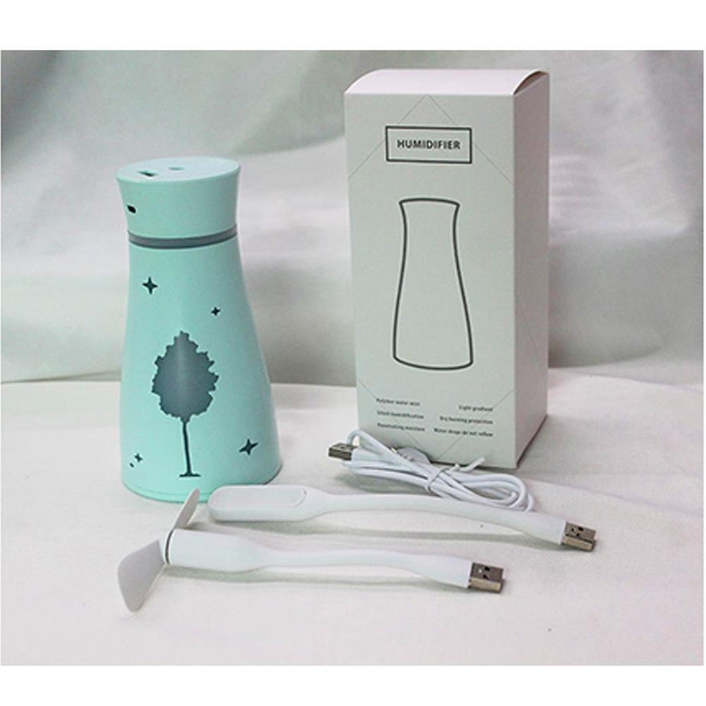 Luchtbevochtiger usb mini draagbare aromatherapie hydraterende luchtreiniger vernevelaar nachtlampje luchtbevochtiger