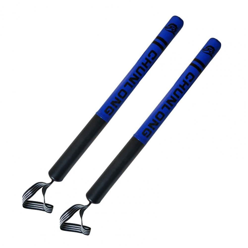 2Pcs Boxing Target Training Stick Wear-resistant Shock Absorption Lightweight Boxing Reflexes Target Training Pad for Fighting: Blue