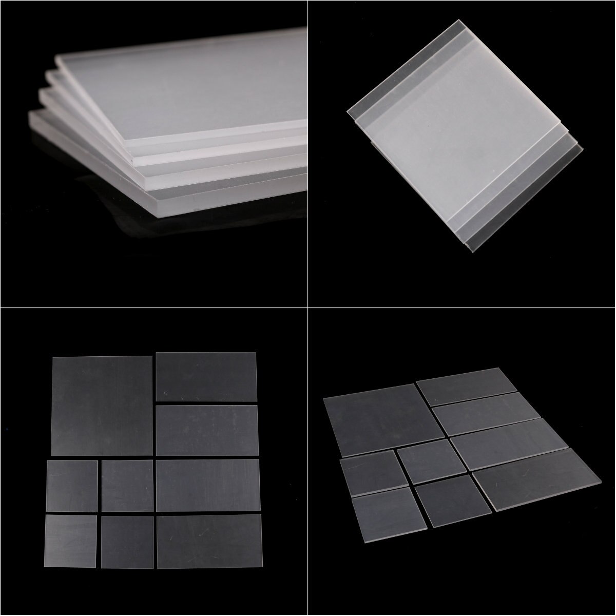 1pc 2-5mm thickness Clear Acrylic Perspex Sheet Cut Plastic Transparent Board Perspex Panel