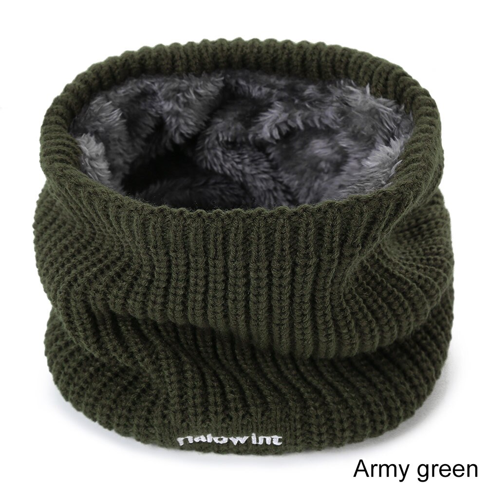 unisex vinter skjerf menn kvinner varme strikkede ringe skjerf tykk elastisk strikk lyddempere låve hals varmere takrenne jente skjerf krage