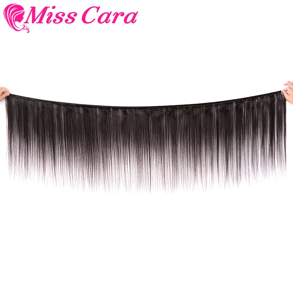 Tissage en lot malaisien Remy 100% naturel-Miss Cara | Cheveux lisses, couleur naturelle, même Direction, cuticules, 1 lot