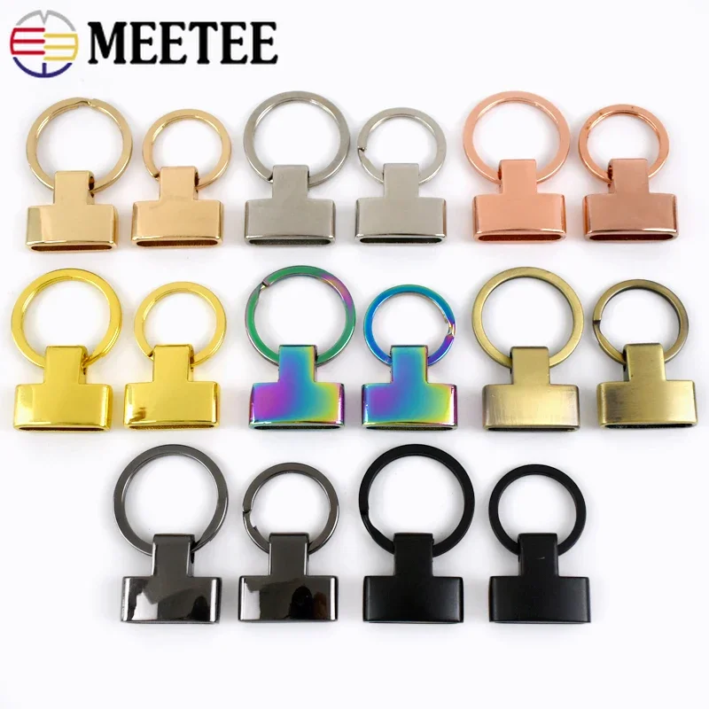 4/10/20 Stuks 20/24 Mm Metalen O Ring Gesp Sleutelhanger Haak Voor Tas Riem clip Sluiting Singels Hanger Riem Stopper Gespen Accessoires