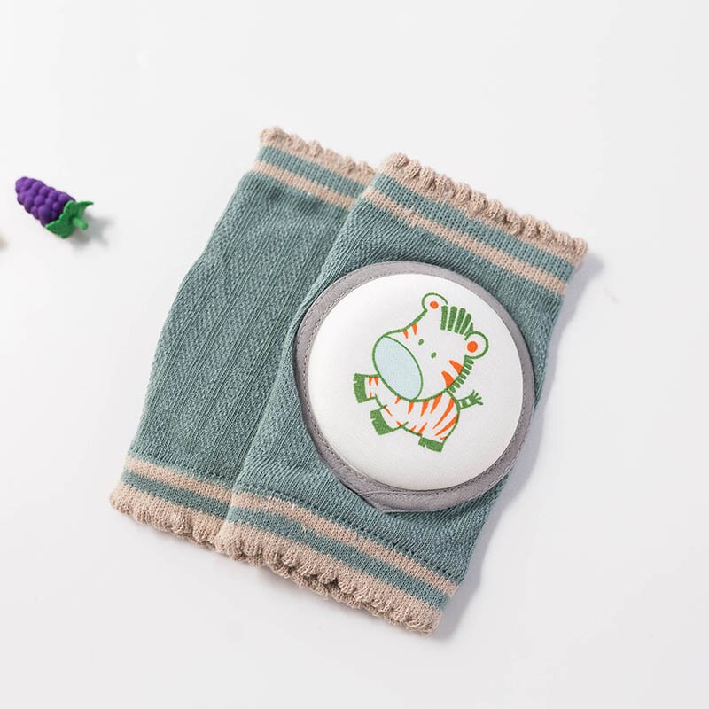 Kids Meisje Jongen Kruipen Elleboog Zuigelingen Peuters Baby Mesh Knie Pads Protector Veiligheid Katoen Knie Pad Baby Anti-Fall beenwarmers: blue
