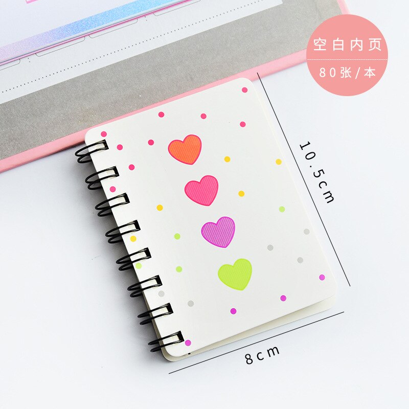 Kleine Spoel Boek Draagbare Notebook Leuke Avocado Rollover Mini Notepad Dagboek Briefpapier School Kantoorbenodigdheden Lege Innerlijke Pagina: 5