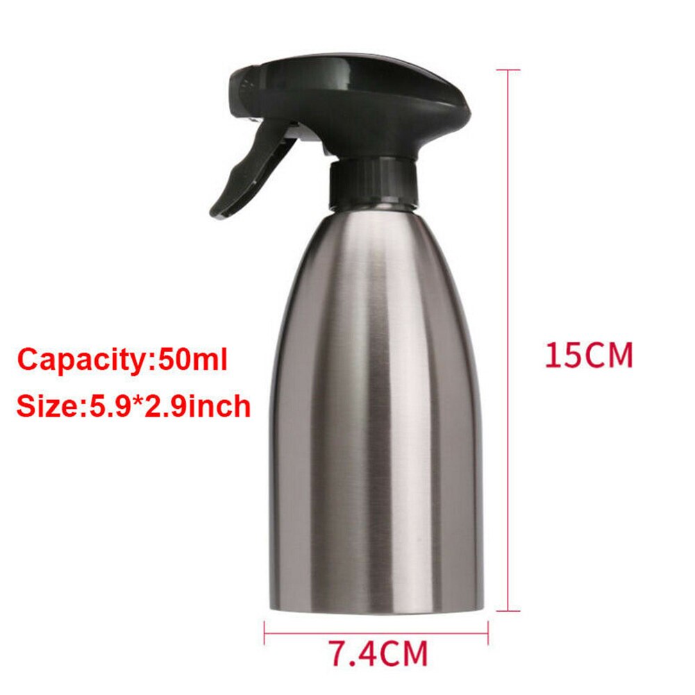 Oil Spray Bottle Kitchen Olive Oil Sprayer For BBQ Cooking 500ML Stainless Steel For Indoor Kitchen Cooking