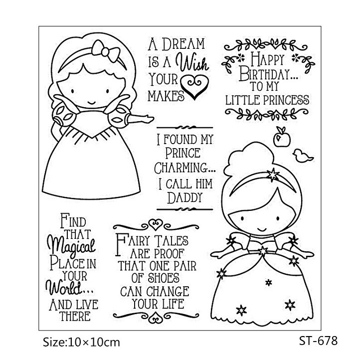 AZSG Heerlijk eten/Mooie dieren Clear Siliconen Stempel/zegel voor DIY Scrapbooking/fotoalbum Decoratieve Duidelijke Stempel lakens: stamp   ST-678