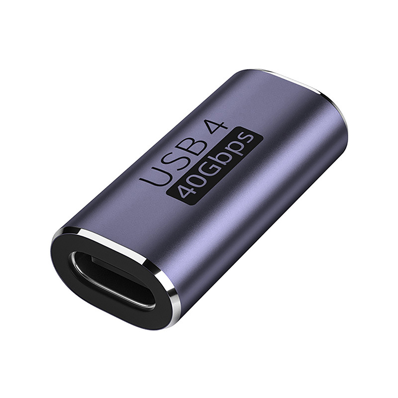 1PC USB Type-C Adapter 90 Degree Quick Charge Converter Male To Female PD Data Transfer for Macbook 40Gbps High Speed Adapter: Yellow