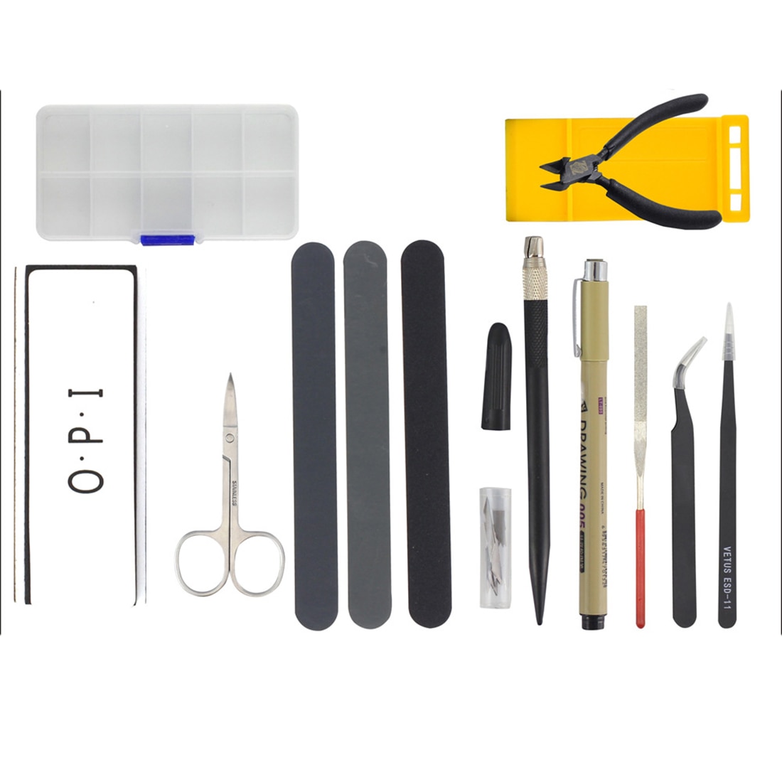 15Pcs for Gundam Model Tools Kit Modeler Basic Tools Craft Set Hobby Building Tools Kit