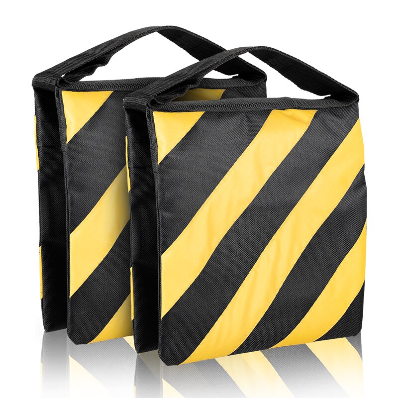 Weight Bags for Photo Video Studio Stand,Backyard,Outdoor Patio,Sports (Black) Super Heavy Duty Sandbag: 2pcs Yellow