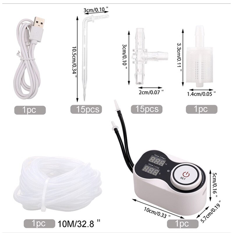 Automatic Watering Machine Garden Balcony Watering Artifact HD Large Screen Timing Intelligent Irrigation System Watering Device