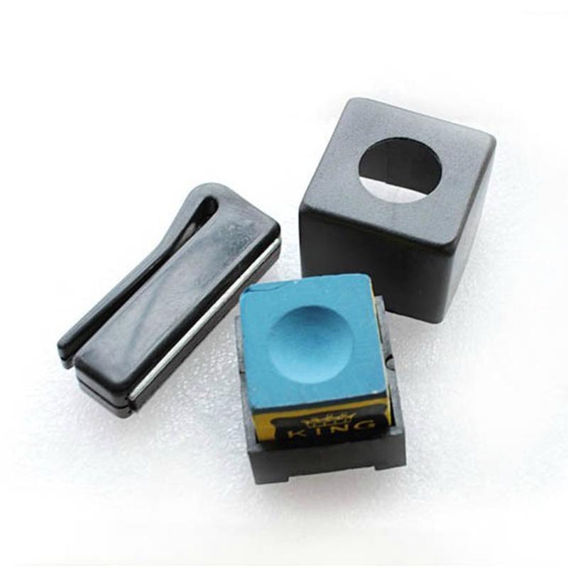 Snooker Chalk Holder Pool Billiards Snooker Magnetic Cue Chalk Holder with Belt Clip Indoor Entertainment Snooker Chalk Holder