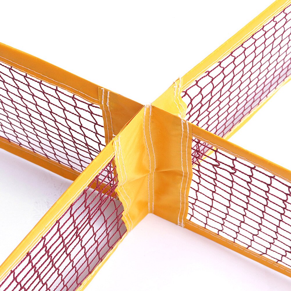 Portátil profissional ajustável altura ao ar livre indoor dobrável grama quatro quadrado cruz vôlei net crianças adultos areia jogo da equipe