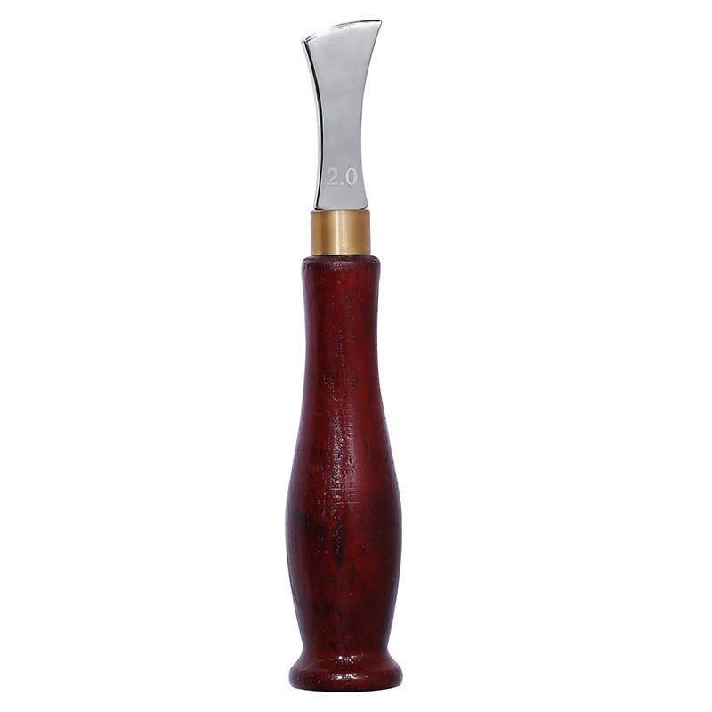 Leather Hemline Leather Hemming Edge Trimmer Fan Shape Trimmer Shallow Groove Trimmer Sector Shape Trimmer Leather Hemline Tools: 2mm