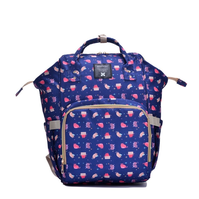 Mummy Maternity Nappy Bag Large Capacity Nappy Bag Travel Backpack LX9F: Purple