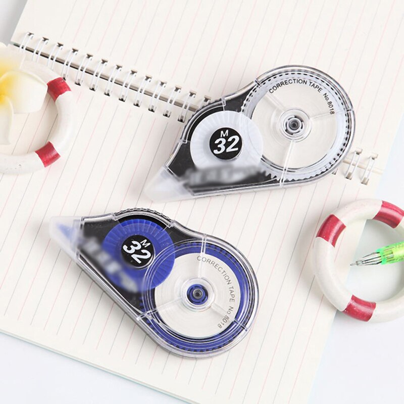 School Correct Tools Real Fita Corretiva Papeleria Stationery Correction Tape Roller 32m Long White Sticker Study Office