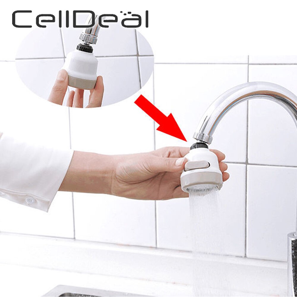 1PC 360 Rotating Kitchen Faucet Kitchen Moveable Flexible Tap Head Shower Diffuser Rotatable Nozzle Adjustable Booster Faucet